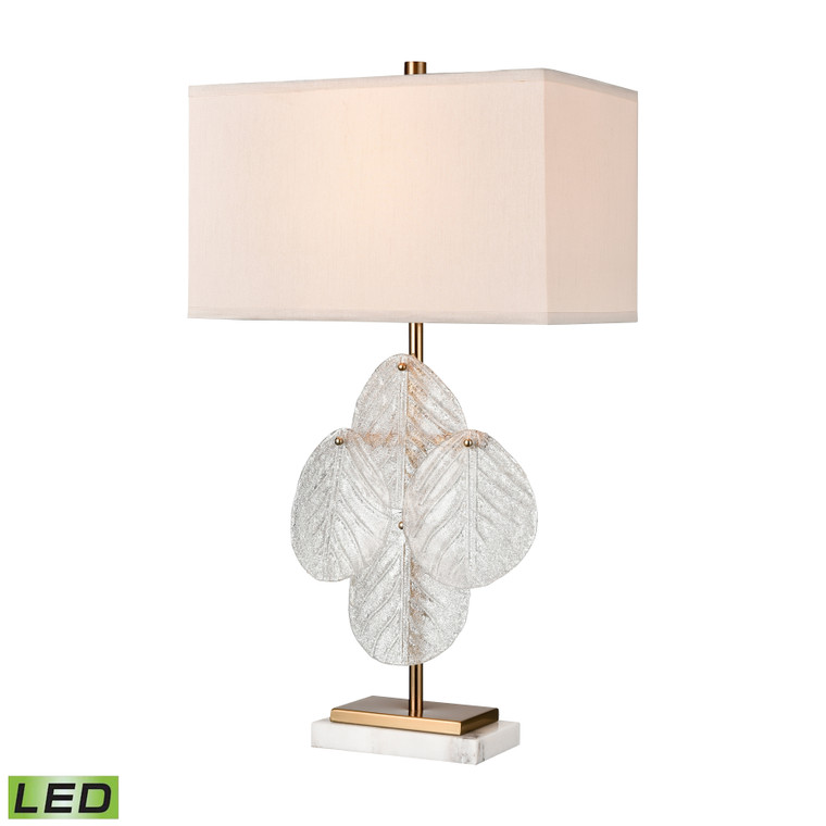 Elk Glade 30'' High 1-Light Table Lamp - Satin Brass - Includes Led Bulb H0019-8550-LED