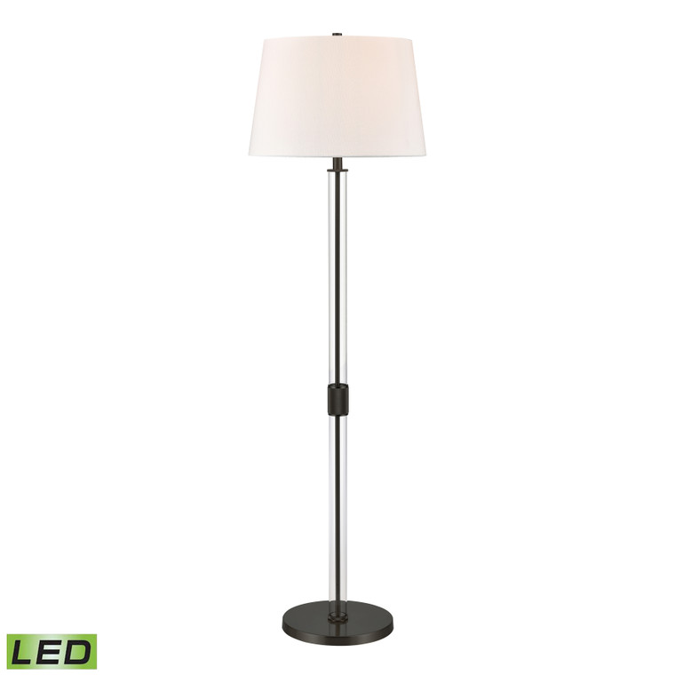 Elk Roseden Court 62'' High 1-Light Floor Lamp - Black - Includes Led Bulb H0019-9569B-LED