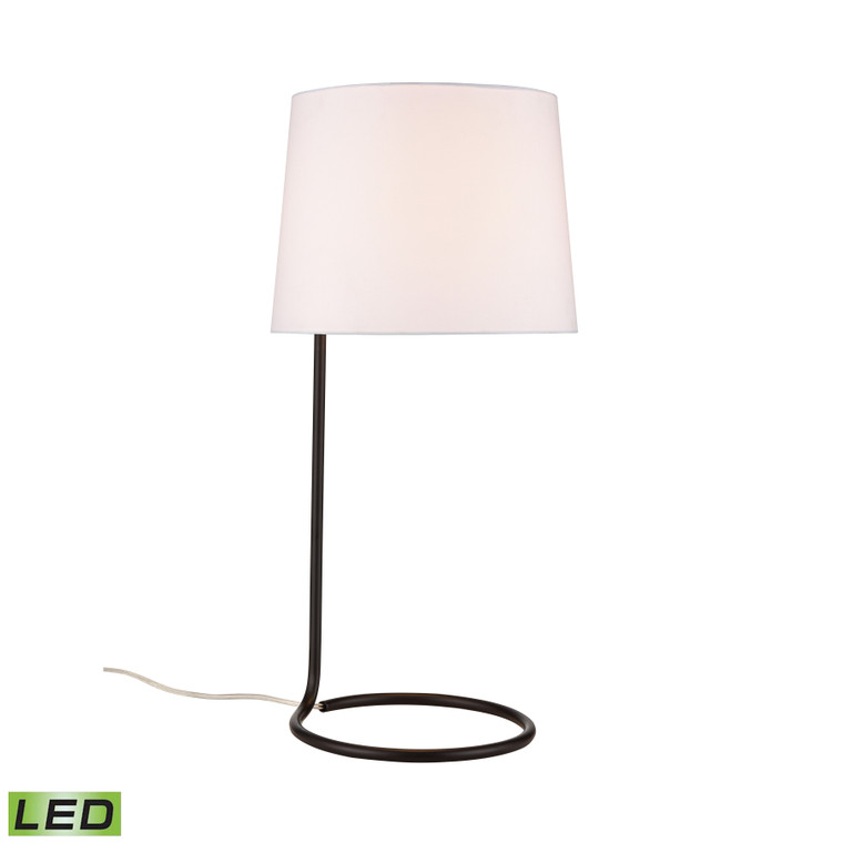 Elk Loophole 29'' High 1-Light Table Lamp - Oiled Bronze - Includes Led Bulb H0019-9581-LED