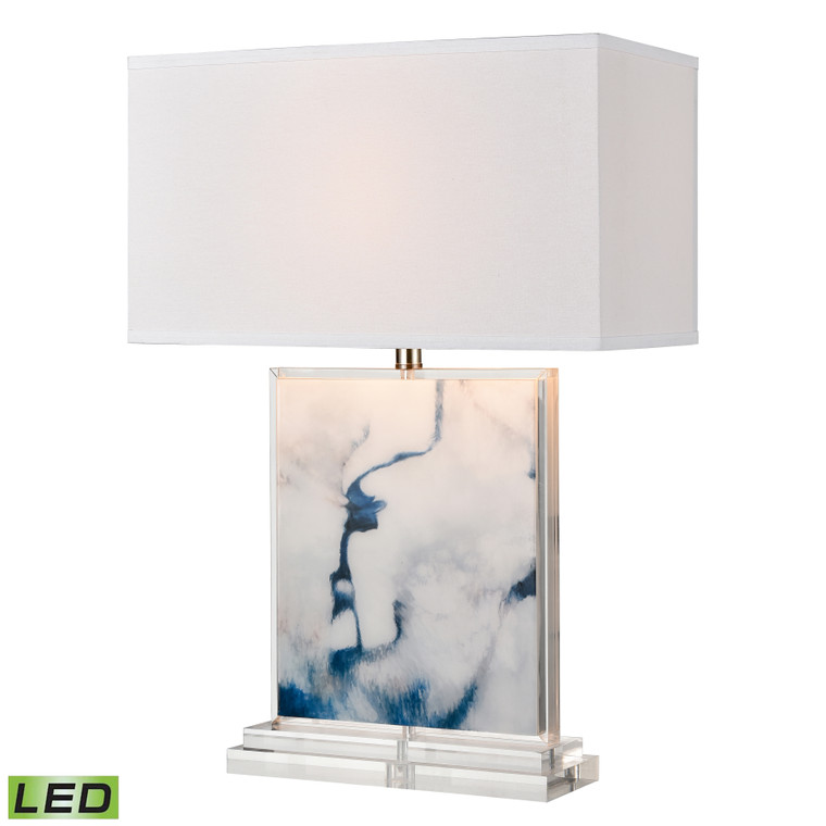 Elk Belhaven 28'' High 1-Light Table Lamp - Blue - Includes Led Bulb H019-7229-LED