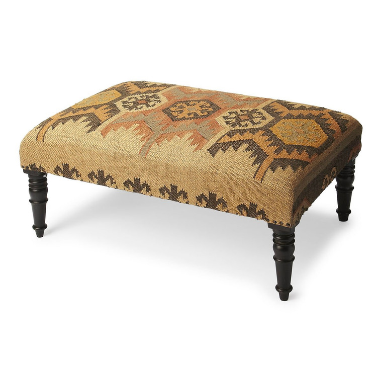 Butler Mesquite Jute Cocktail Ottoman 6096120