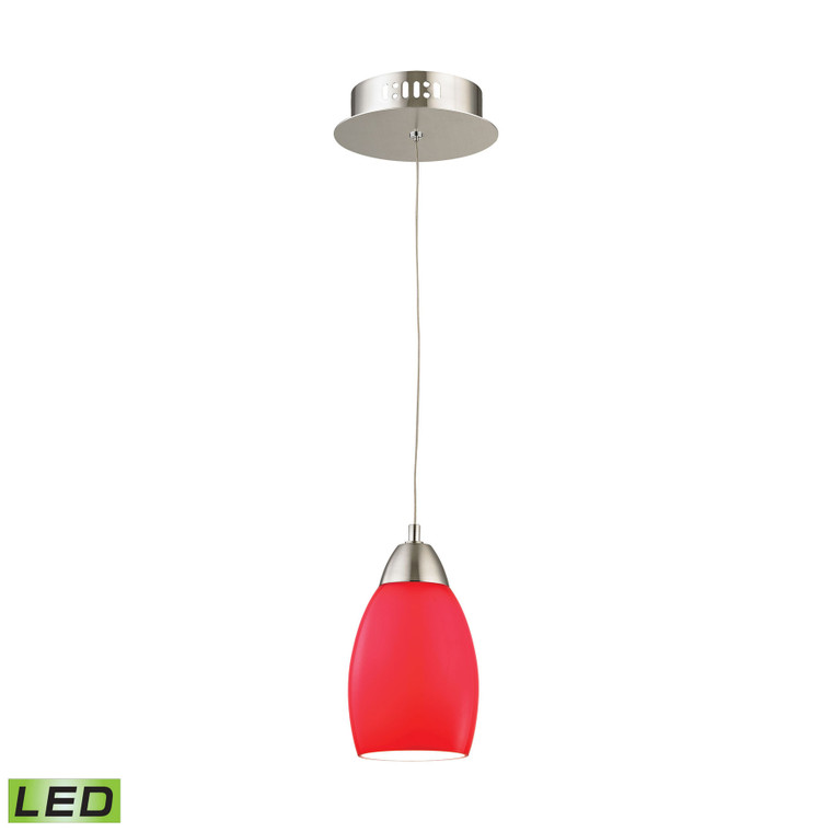 Elk Buro 4'' Wide 1-Light Mini Pendant - Satin Nickel LCA201-11-16M