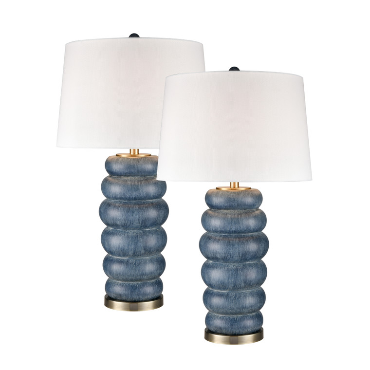 Elk Barden 30'' High 1-Light Table Lamp - Set Of 2 Blue S0019-10283/S2