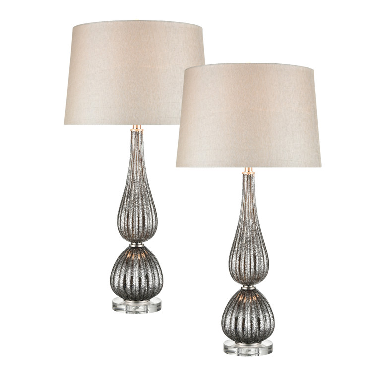 Elk Mariani Table Lamp - Set Of 2 Silver S0019-8038/S2