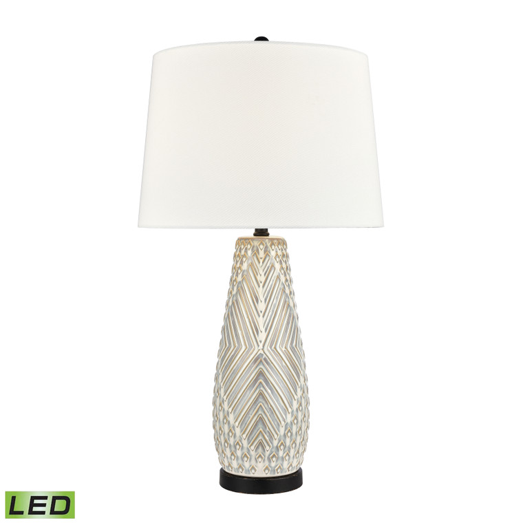 Elk Whitland 30'' High 1-Light Table Lamp - Gray - Includes Led Bulb S0019-9491-LED