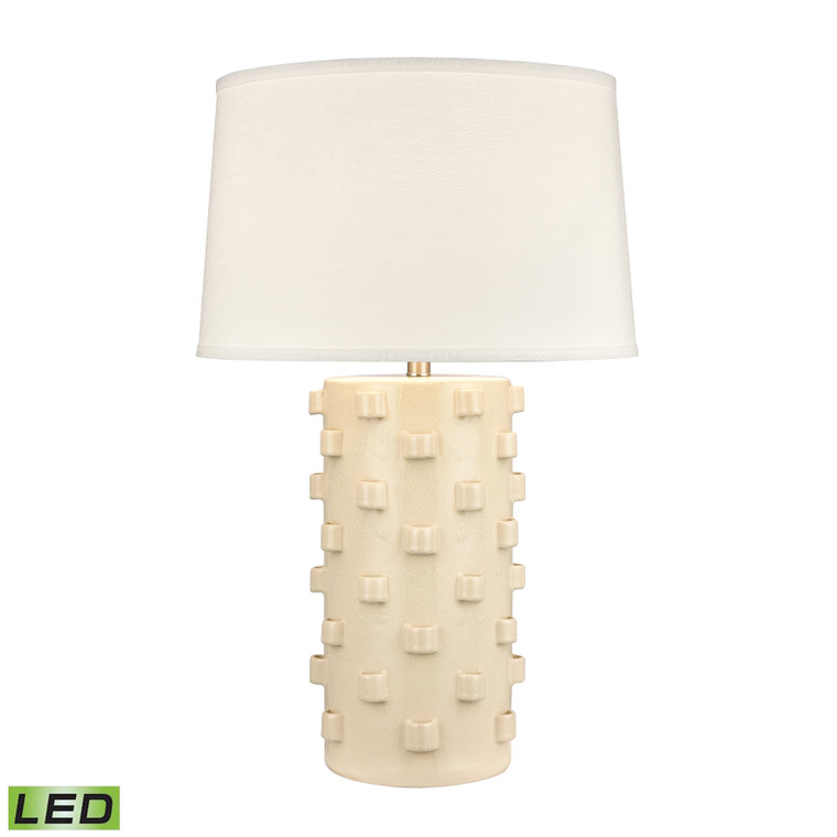 Elk Hatcher 30'' High 1-Light Table Lamp - Cream - Includes Led Bulb S0019-9496-LED