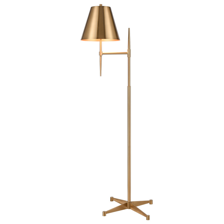 Elk Otus 65'' High 1-Light Floor Lamp - Aged Brass S0019-9607
