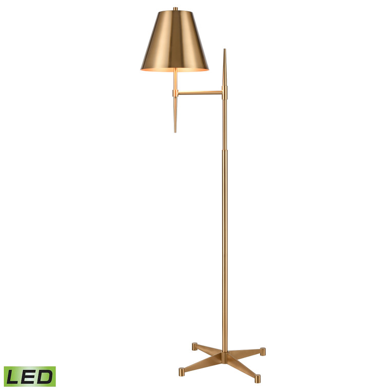 Elk Otus 65'' High 1-Light Floor Lamp - Aged Brass - Includes Led Bulb S0019-9607-LED