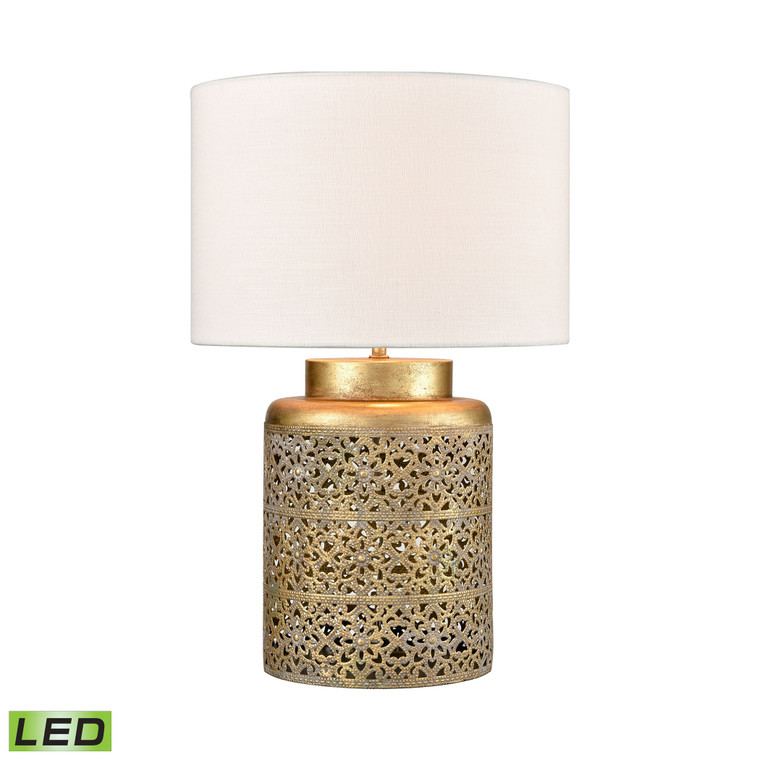 Elk Giralda 18'' High 1-Light Table Lamp - Antique Gold - Includes Led Bulb S019-7263-LED