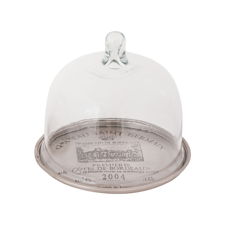 Elk French Winery Tray With Cloche TRAY003F