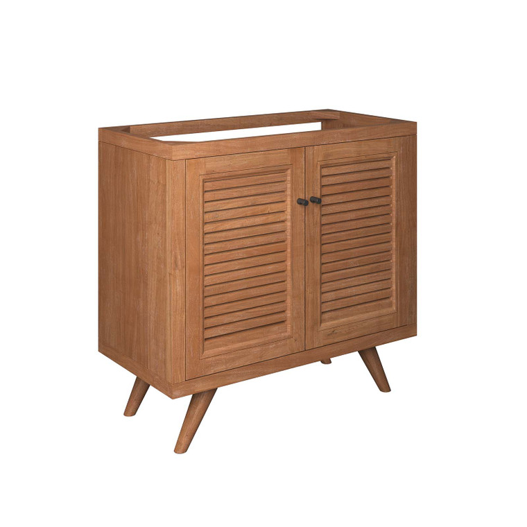 Birdie 36" Teak Wood Bathroom Vanity Cabinet (Sink Basin Not Included) EEI-5087-NAT By Modway Furniture