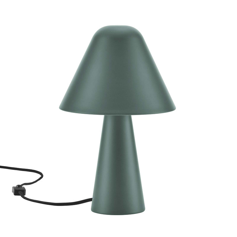 Jovial Metal Mushroom Table Lamp EEI-6529-GRN By Modway Furniture