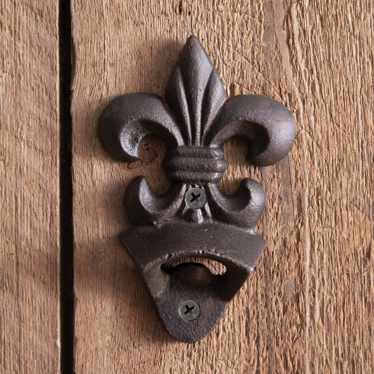 CTW Home Fleur De Lis Wall Mounted Bottle Opener (Pack Of 2) 370967