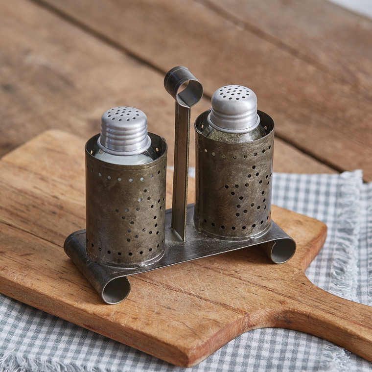 CTW Home Punched Star Salt And Pepper Caddy 371020
