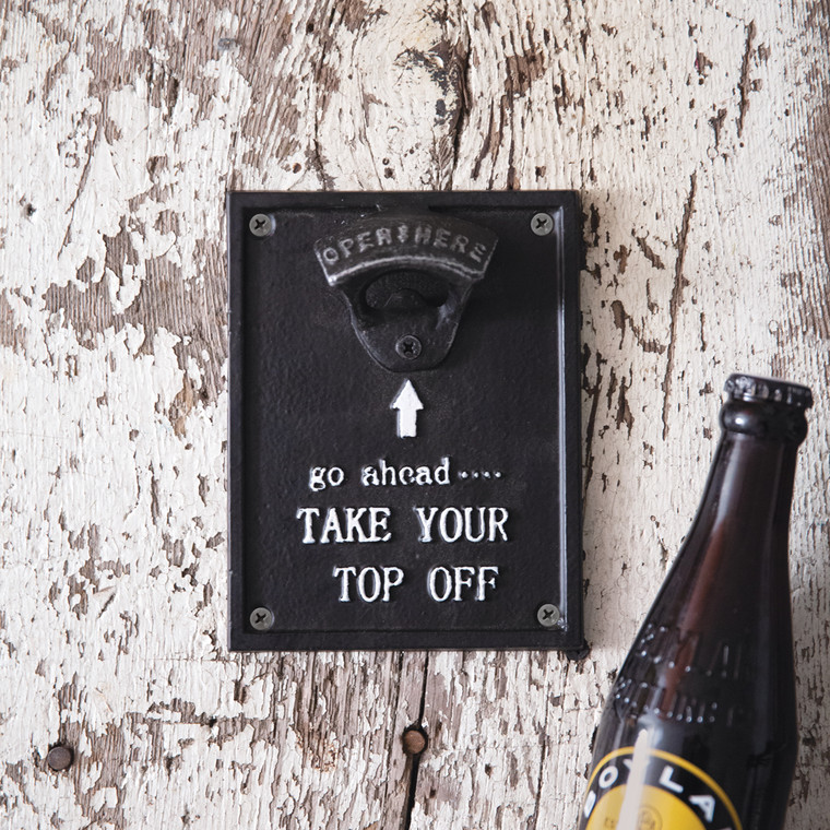 CTW Home Take Your Top Off Wall Mounted Bottle Opener 420249