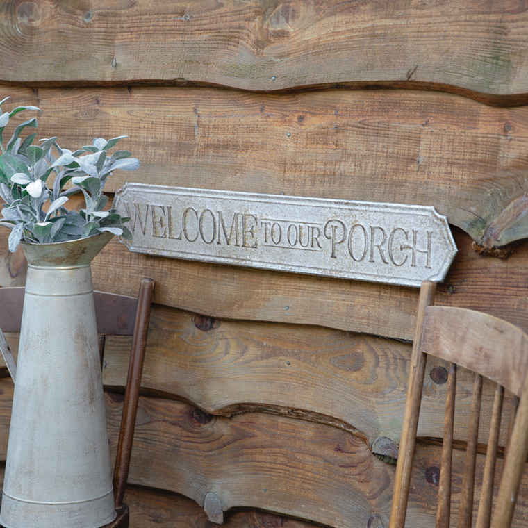 CTW Home Welcome To Our Porch Sign 440360