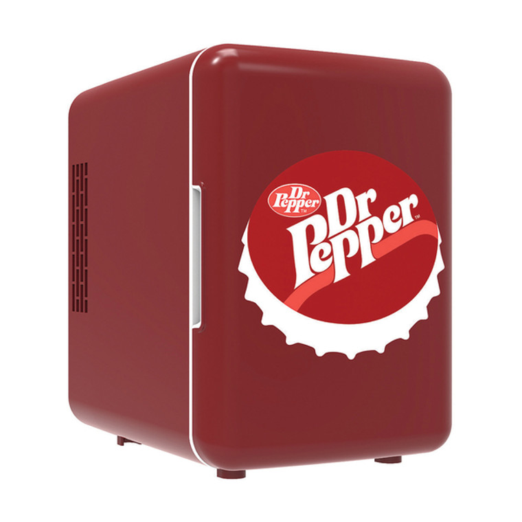 6-Can Portable Mini Fridge (Red) CURMIS153DRP By Petra