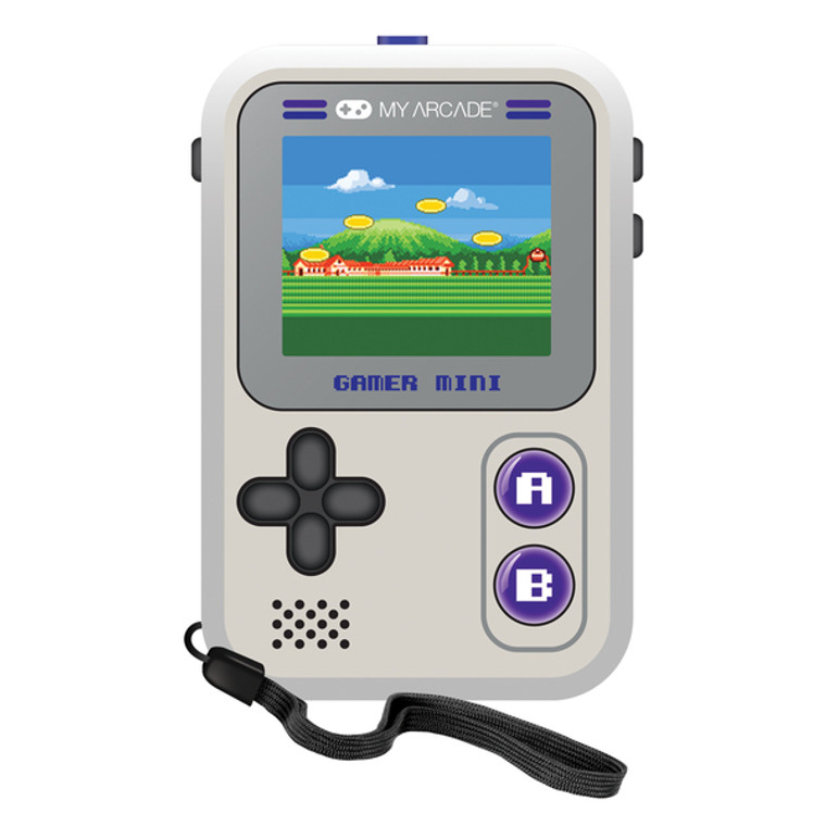 Gamer Mini Classic 160-In-1 Handheld Game System (Gray/Purple) DRMDGUN3924 By Petra