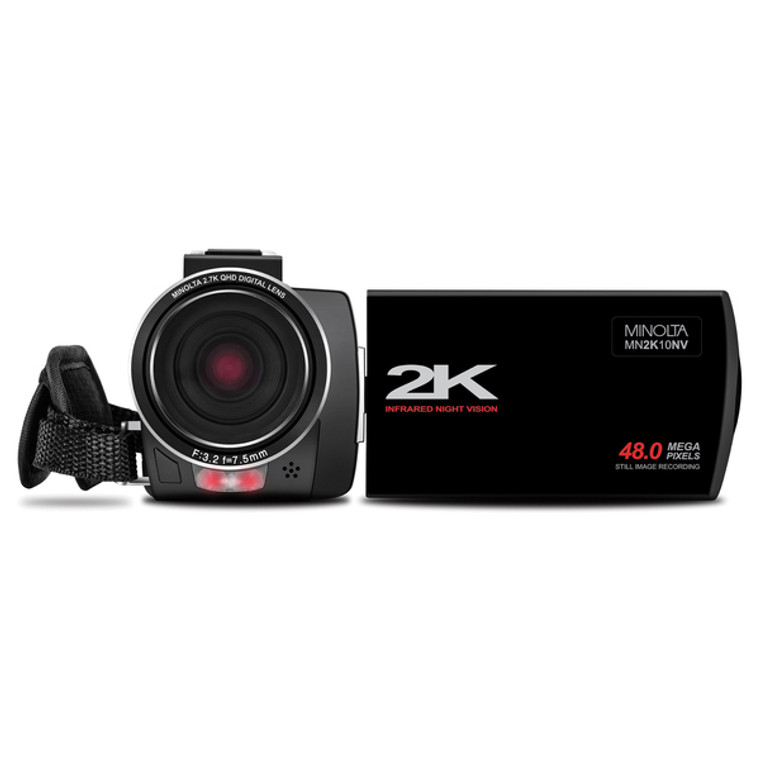 Mn2K10Nv Qd Hd Digital Zoom Ir Night Vision Video Camcorder (Black) ELBMN2K10NVBK By Petra