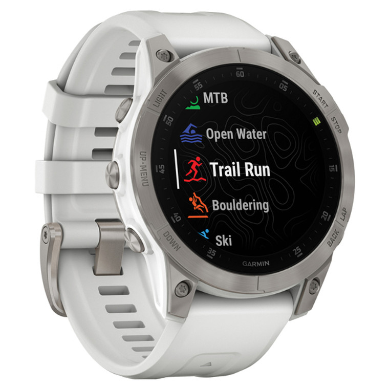 Epix(Tm) (Gen 2) Sapphire Edition Smartwatch With 47-Mm Band (White) GRM0258220 By Petra