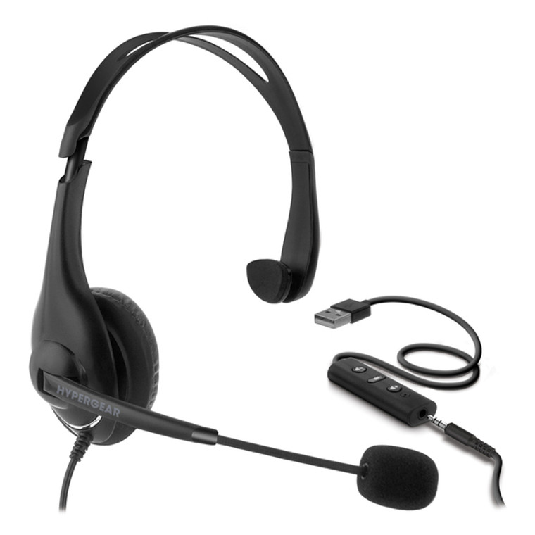 V100 Office Professional Wired Headset HPL15525 By Petra
