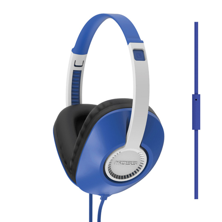 Ur23I Over-Ear Headphones With Microphone And In-Line Remote (Blue) KSS195190101 By Petra