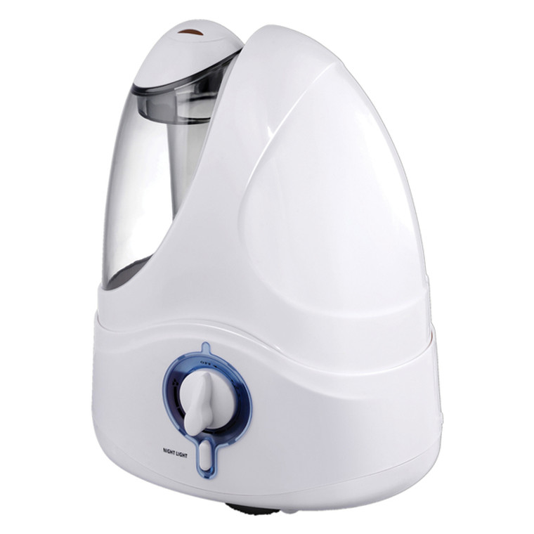 Portable Cool-Mist Ultrasonic Humidifier, 600 Sq. Ft., 1.2-Gal. Tank Capacity, U-31002 OPSU31002 By Petra