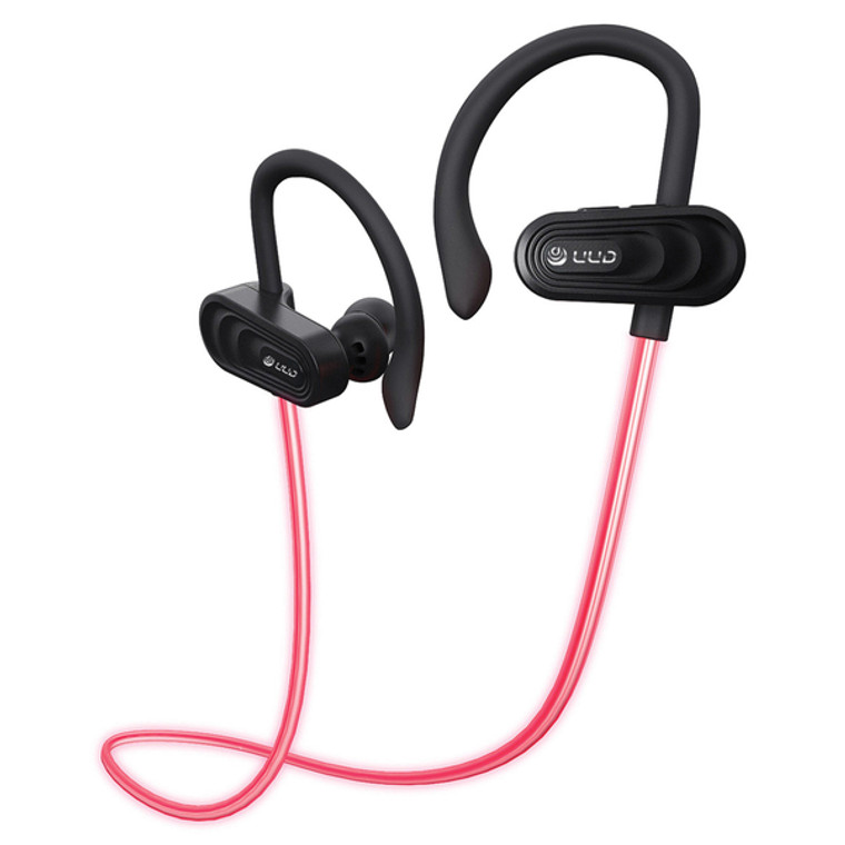 Glow In-Ear Bluetooth(R) Earbuds With Microphone (Black) PDTTMX09B2 By Petra