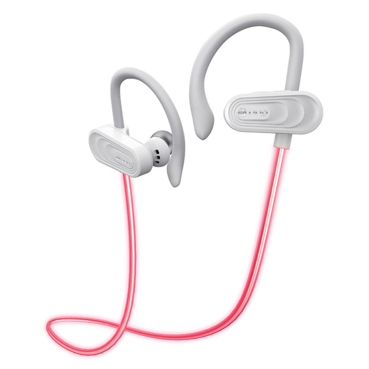 Glow In-Ear Bluetooth(R) Earbuds With Microphone (White) PDTTMX09W By Petra