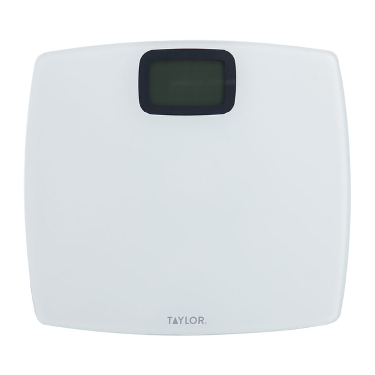Pure White Digital Bathroom Scale, 440-Lb. Capacity TAP752840133 By Petra