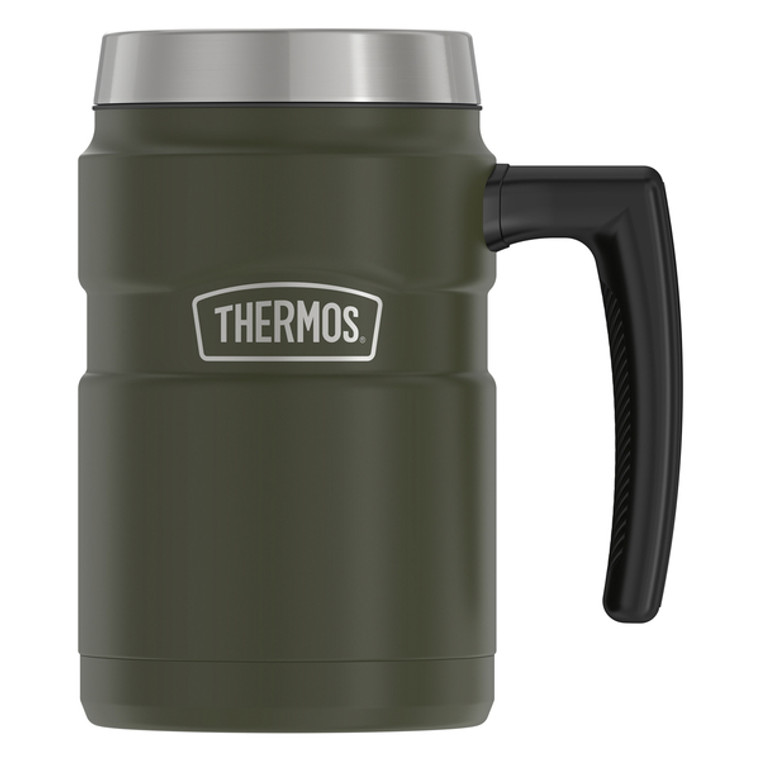 16-Oz. Stainless King(Tm) Vacuum-Insulated Coffee Mug (Army Green) THRSK1600AG4 By Petra