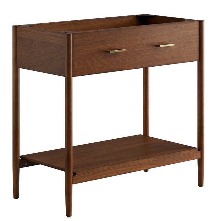 Zaire 36" Bathroom Vanity Cabinet (Sink Basin Not Included) - Walnut EEI-6354-WAL By Modway Furniture