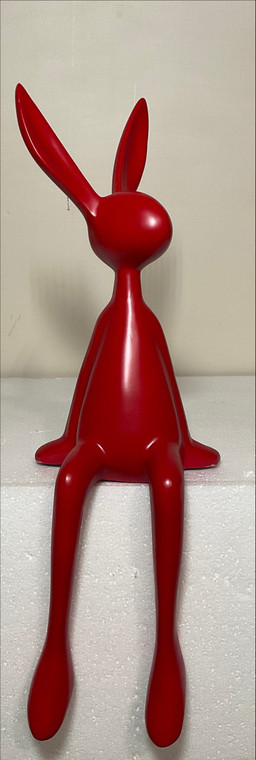 AFD Home 12024838 Sitting Rabbit Red