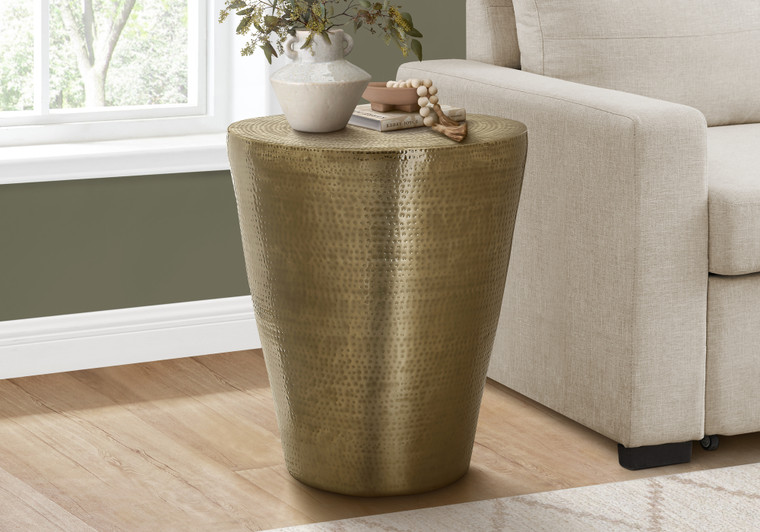 Monarch Gold Metal Accent Table I 3923