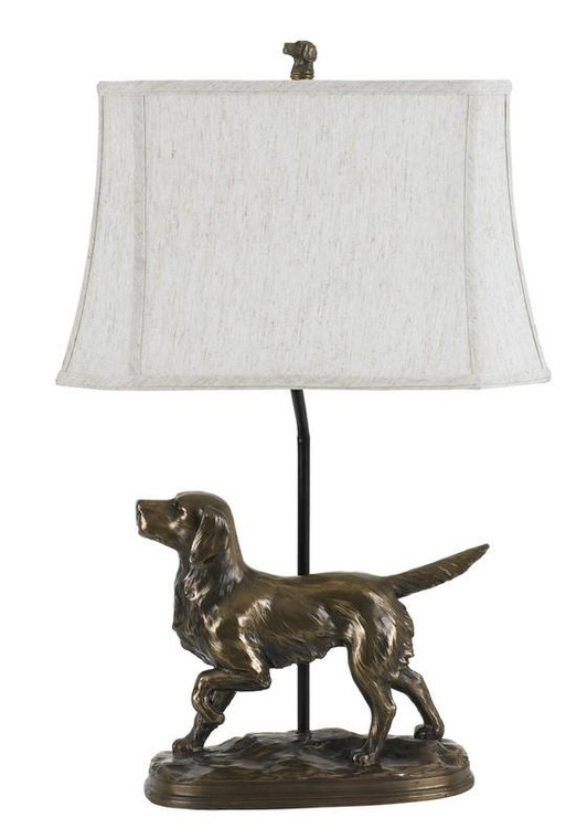 BO-2661TB Golden Retriever Lamp by Calighting