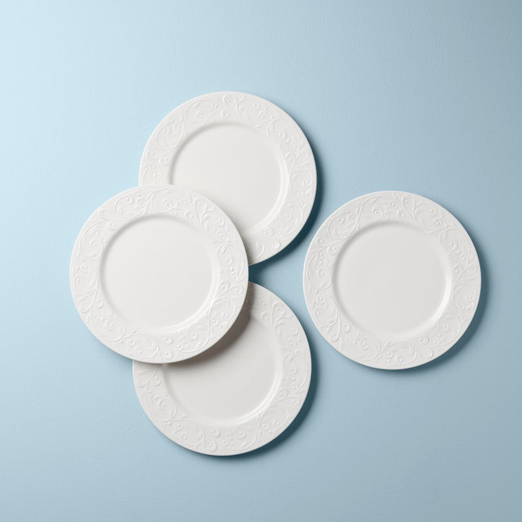 Lenox Opal Innocence Carved Dinnerware Dinner Plates (Set Of 4) 891292