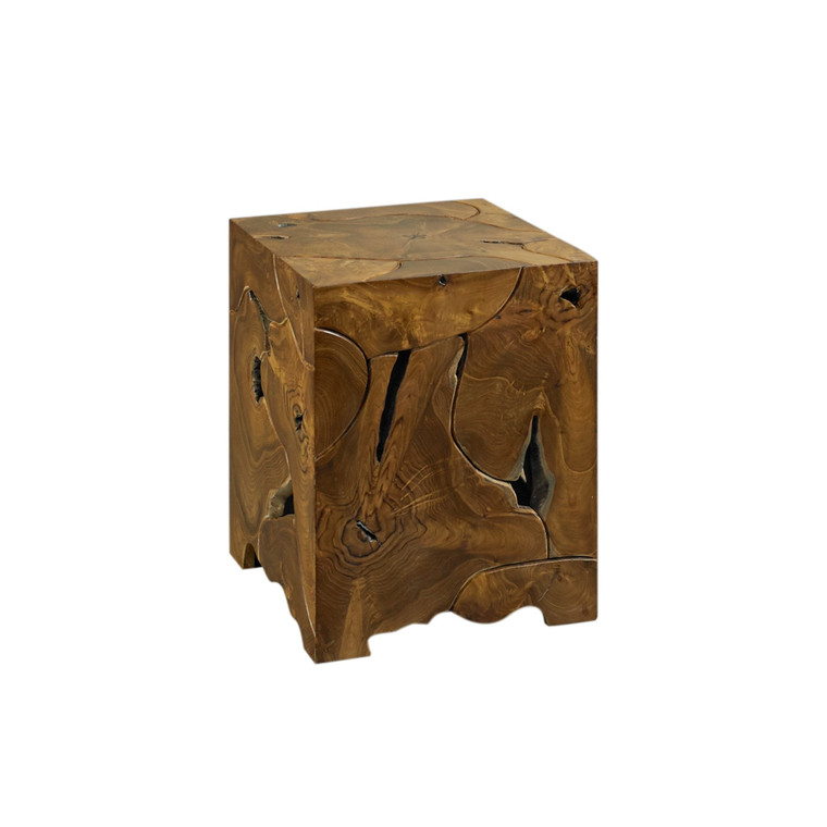 ROT06-TALL Teak Root Tall End Table - Tall