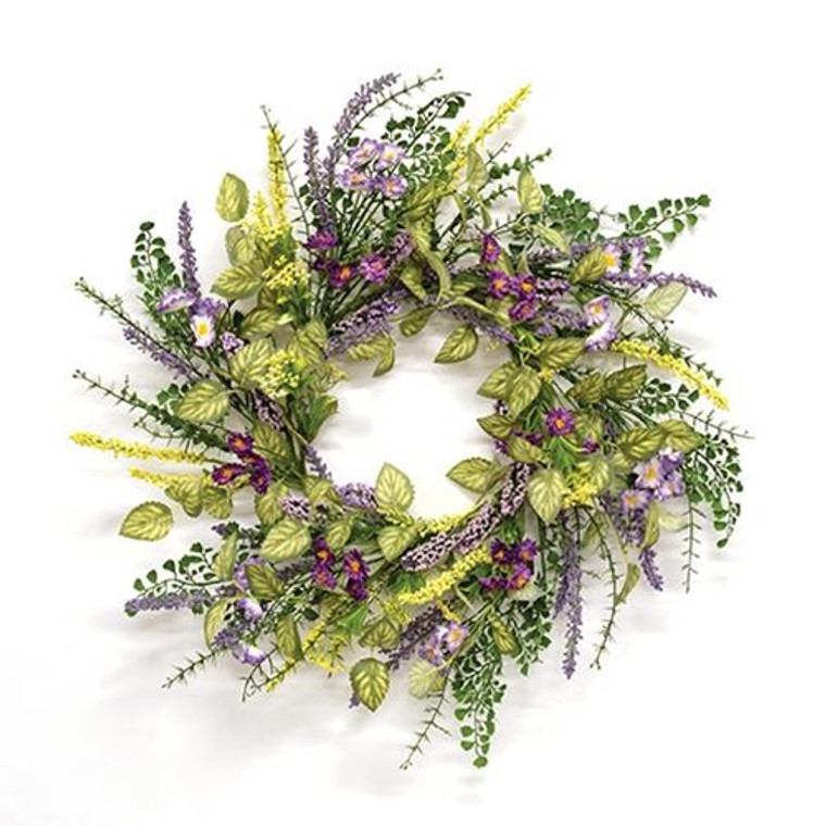 Amethyst Garden Wreath FSR48780 By CWI Gifts