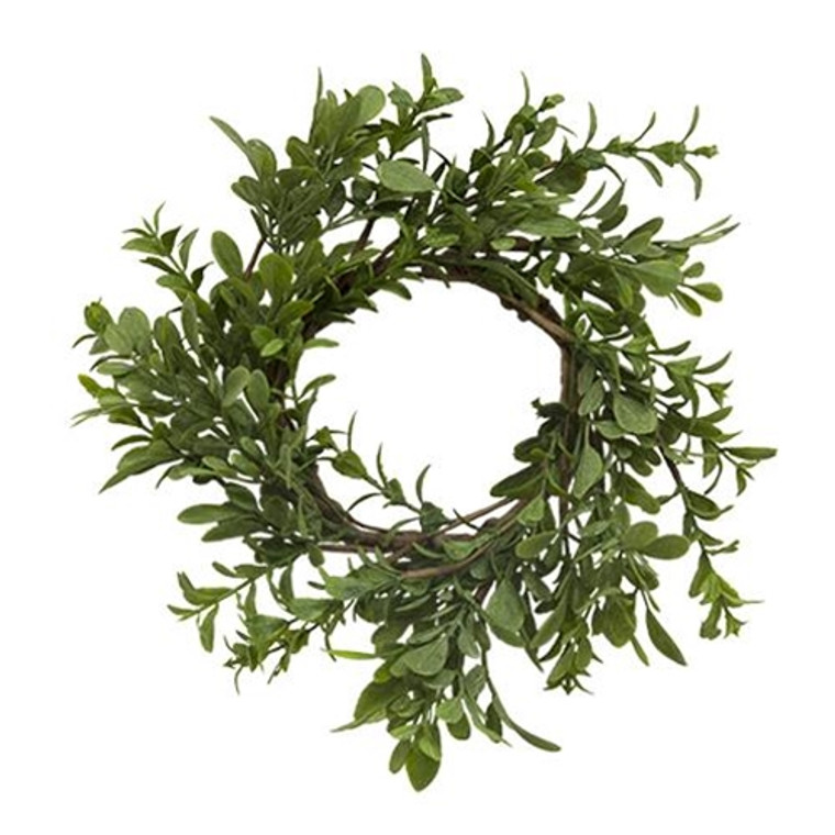 Heritage Boxwood Candle Ring 3.5" FSR49684 By CWI Gifts