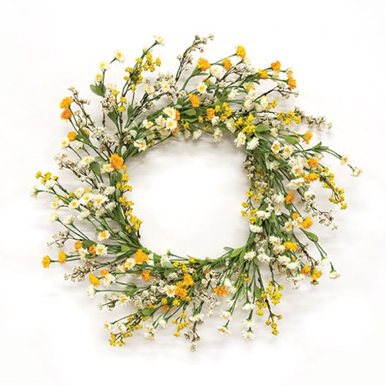 Sunny Buds & Astilbe Wreath FSR51530C By CWI Gifts