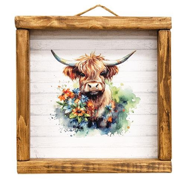 Highland Portrait Framed Print G088F31 By CWI Gifts