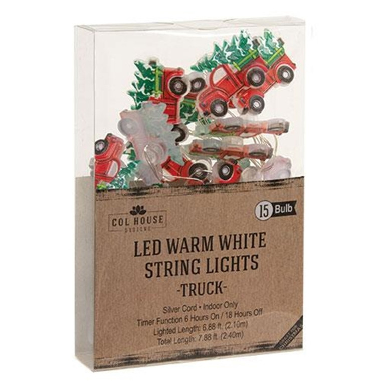 Led Truck Timer Lights 15 Count G24430 By CWI Gifts