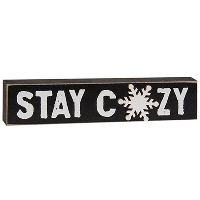 Stay Cozy Snowflake Block G37324 By CWI Gifts