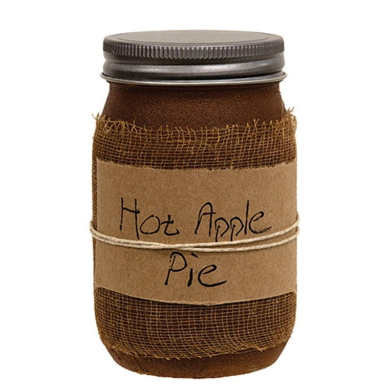 Hot Apple Pie Jar Candle 16Oz GBC168 By CWI Gifts