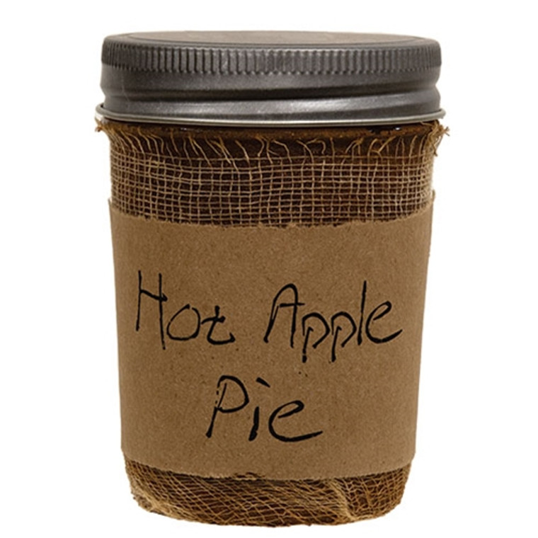 Hot Apple Pie Jar Candle 8Oz GBC231 By CWI Gifts