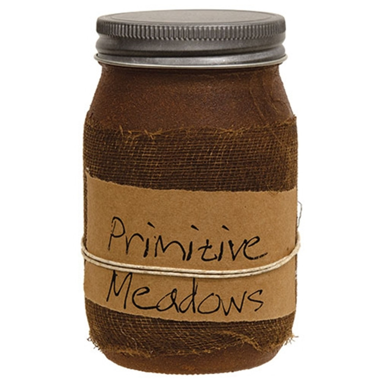 Primitive Meadows Jar Candle 16Oz GBC4488 By CWI Gifts