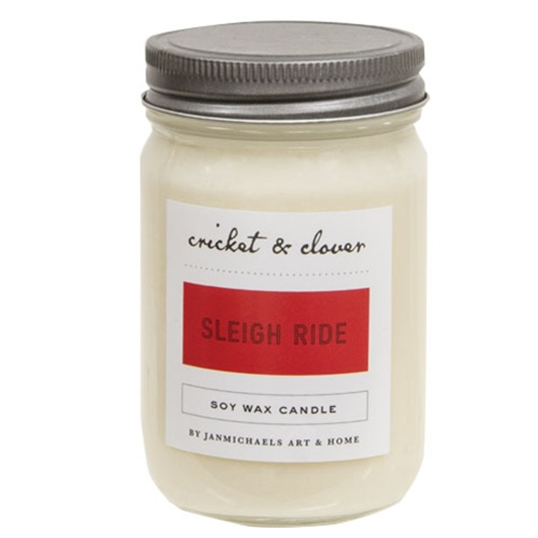 Sleigh Ride Soy Mason Candle GJC101501 By CWI Gifts