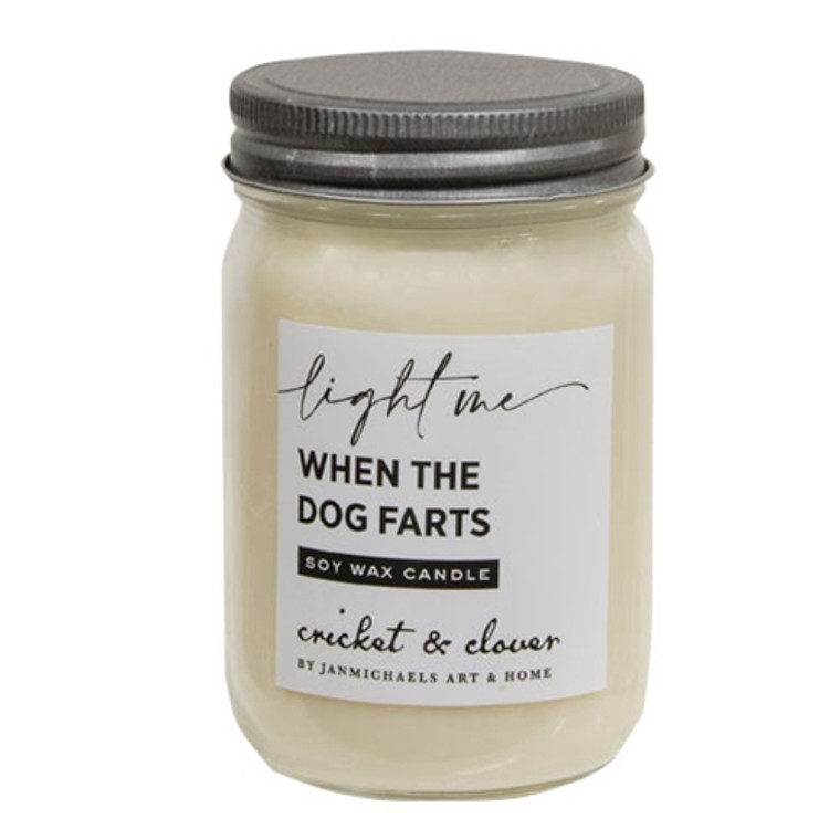 Dog Farts Soy Mason Jar Candle GJC101701 By CWI Gifts