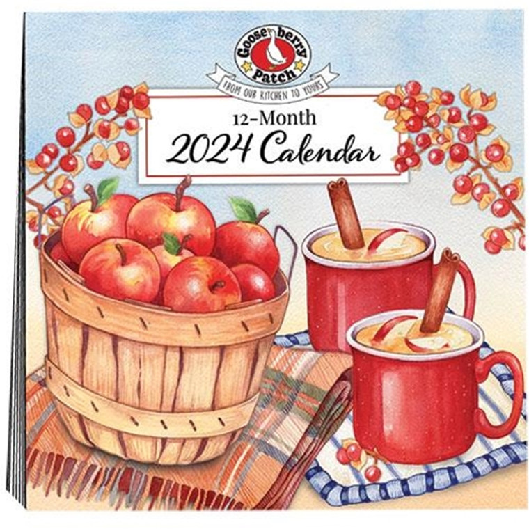 Gooseberry Patch 2024 Wall Calendar Q935163 By CWI Gifts