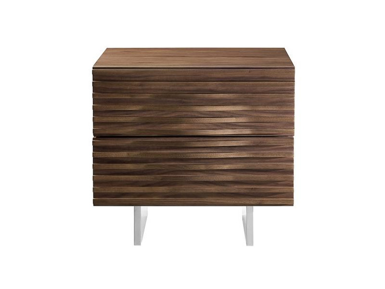 Casabianca Moon Walnut Veneer Nightstand CB-4995N-WAL